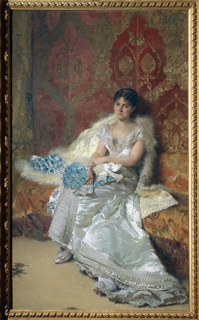 Portrait de Mme Theresa Oneto Maglione - Domenico Morelli