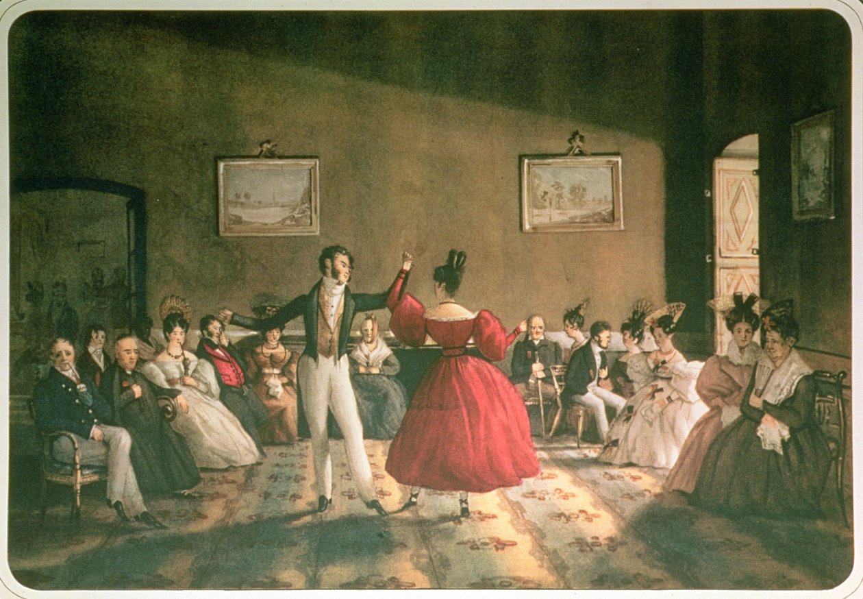 Danse dans un salon à Buenos Aires, vers 1831 - Domenico Pellegrini