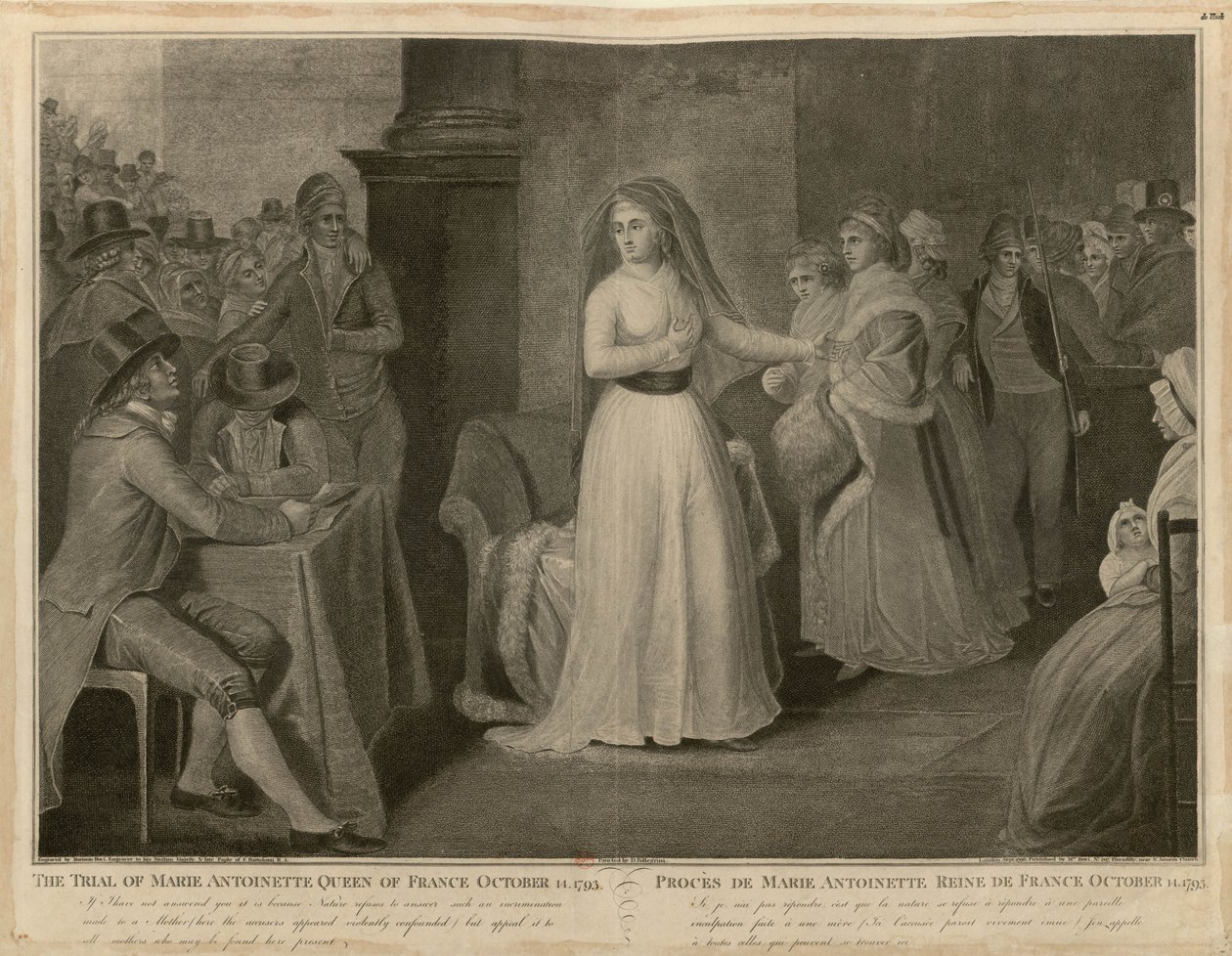 Le procès de Marie-Antoinette, reine de France, 14 octobre 1793 - Domenico Pellegrini