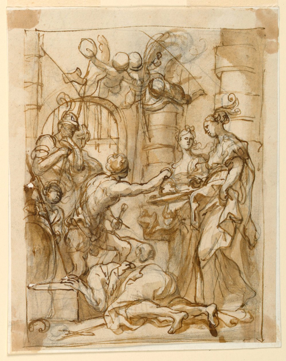 Salomé reçoit la tête de Saint Jean-Baptiste - Domenico Piola