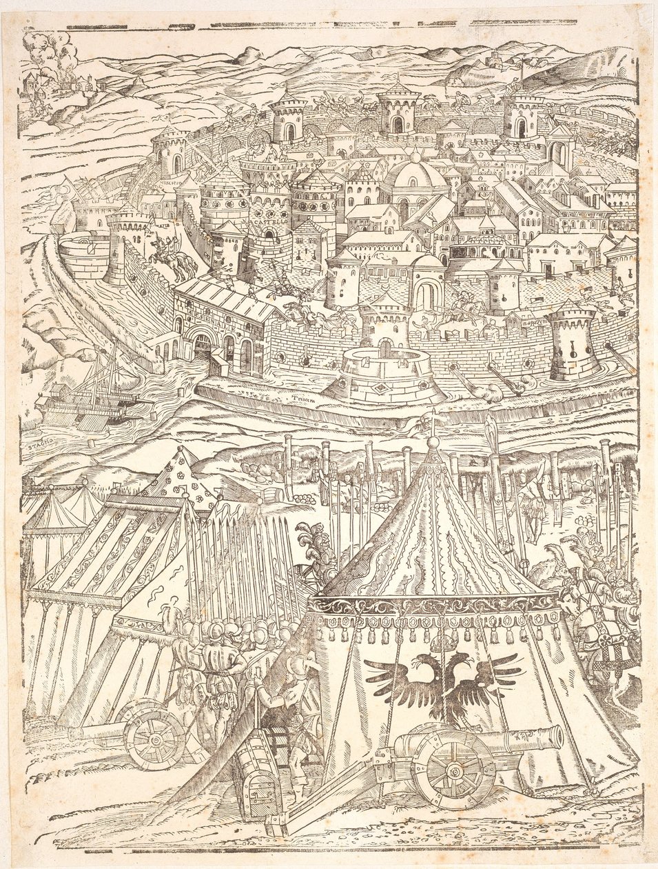 Prise de Goleta à Tunis par Charles V - Domenico dei Franceschi