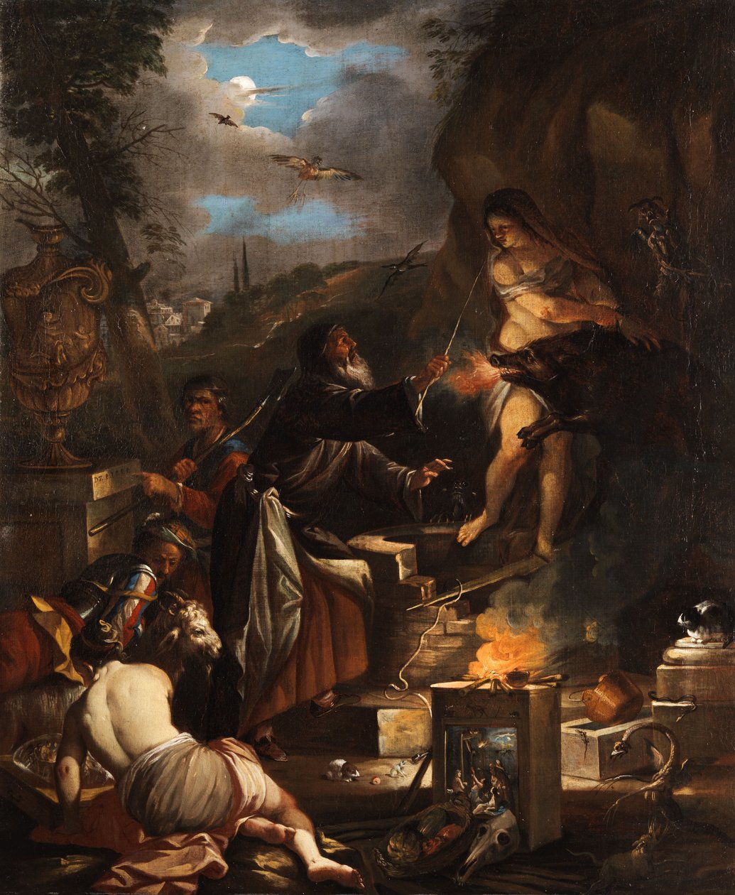 Le sorcier - Domenicus van Wijnen