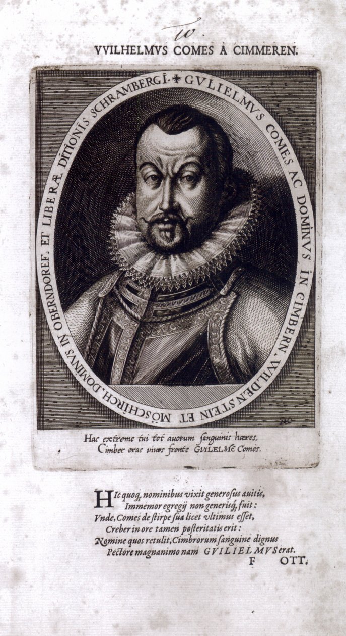 Wilhelm von Zimmern, le dernier comte de Zimmern - Dominicus or Custodis Custos