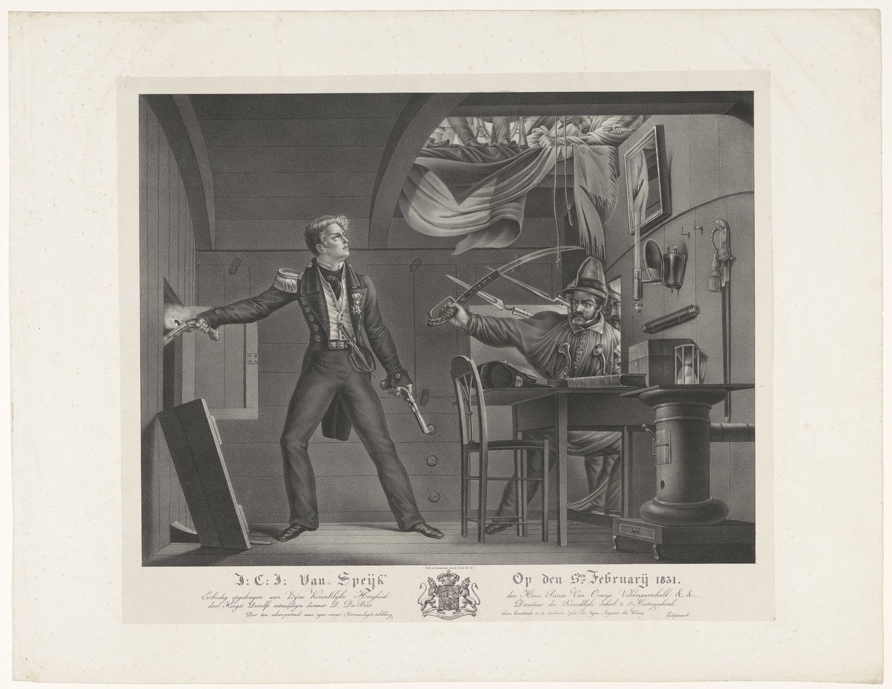 J.C.J. Van Speijk le 5 février 1831 - Dominicus Franciscus du Bois