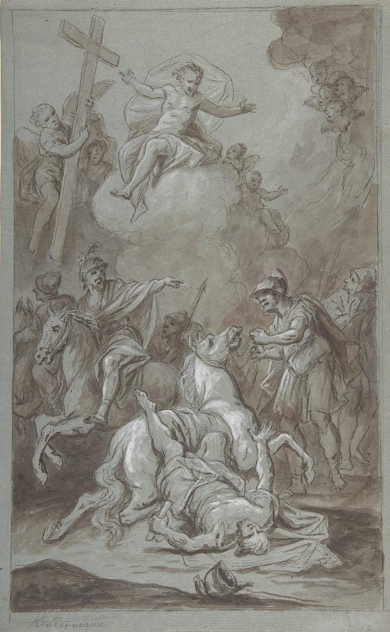 La Conversion de Saint Paul (recto), L
