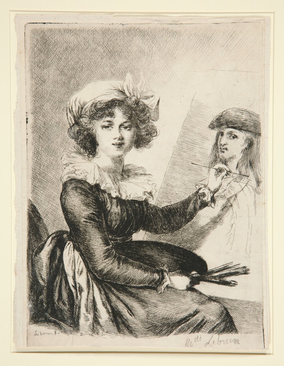 Louise-Elisabeth Vigée-Lebrun, (Mlle Lebrun), d
