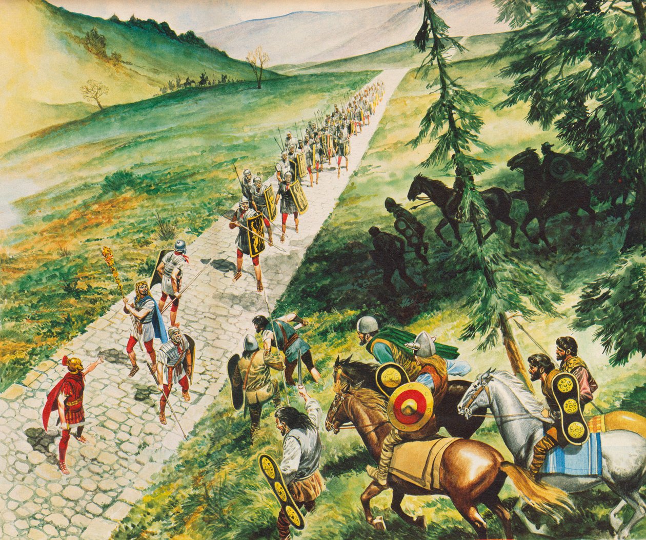 Voie romaine - Don Lawrence