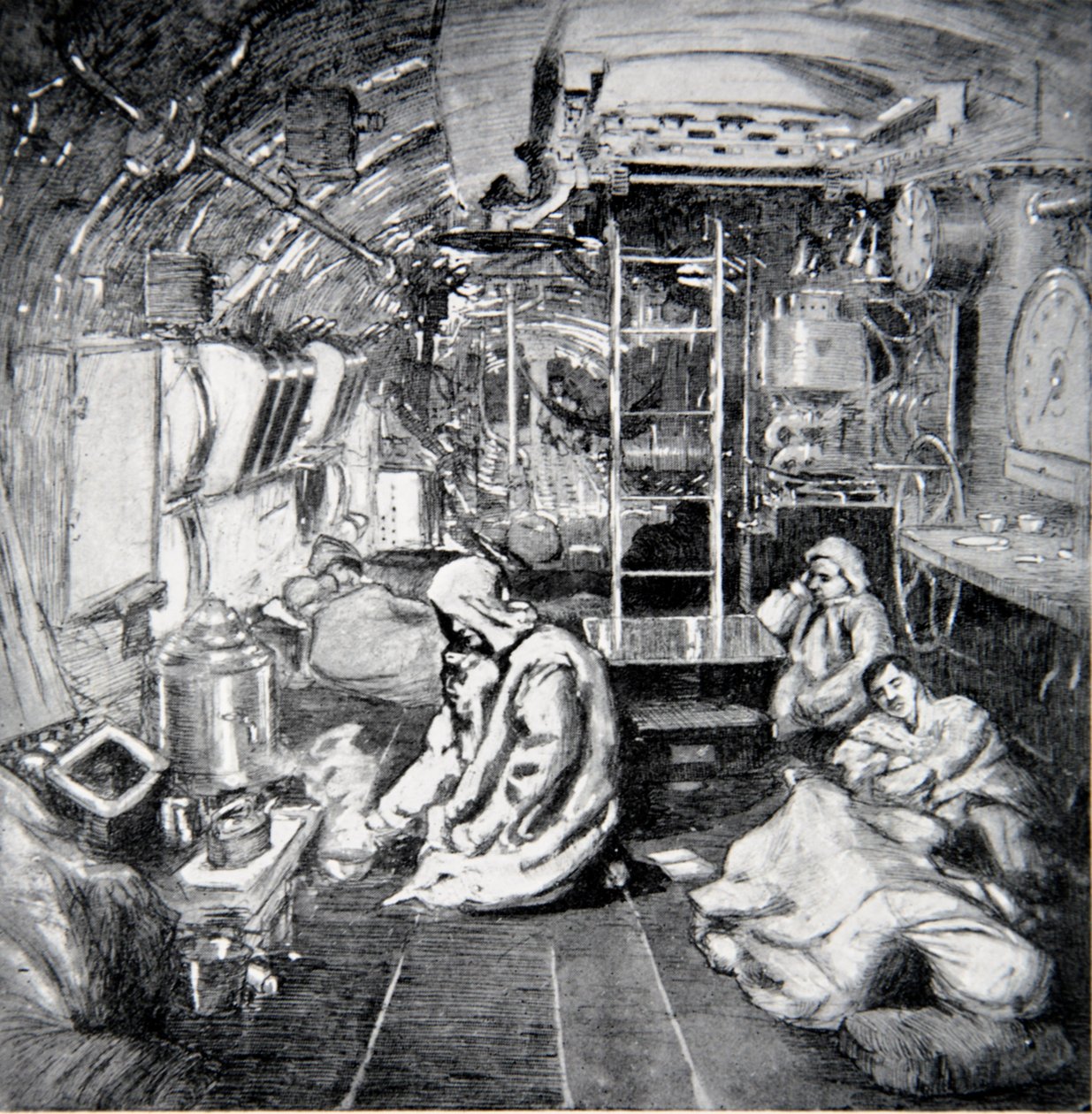 Huit Heures, Minuit, illustration de 