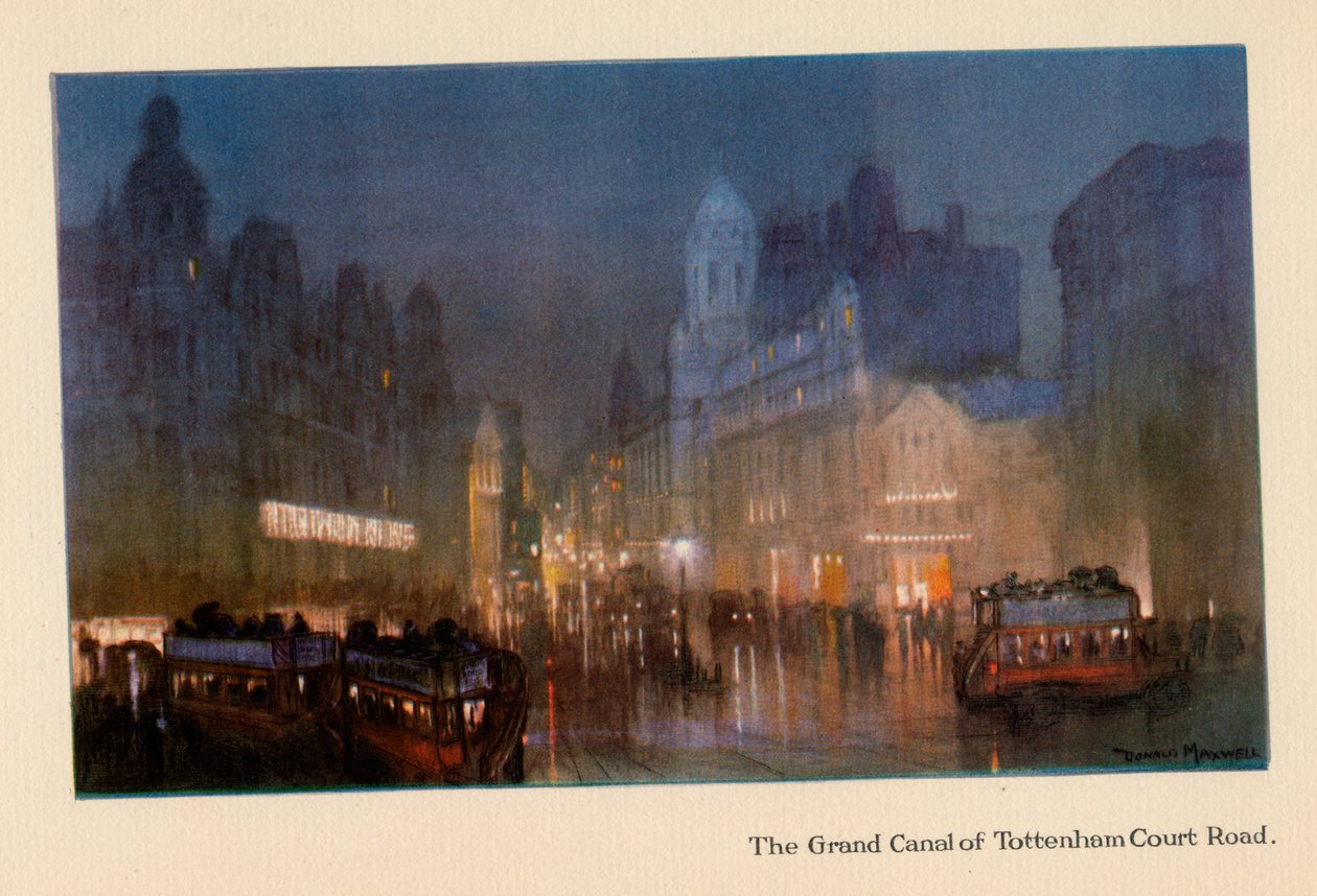 Le Grand Canal de Tottenham Court Road, de 