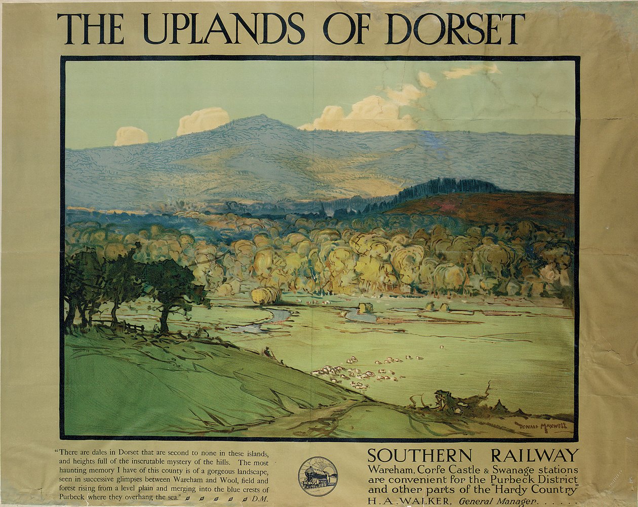 Les Hautes Terres du Dorset, vers 1924 - Donald (after) Maxwell
