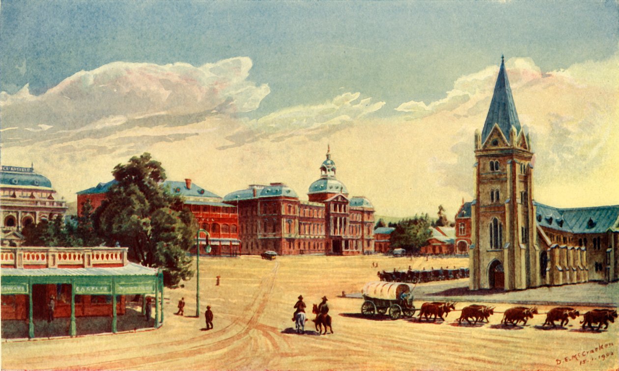Church Square, Pretoria, 1902 - Donald McCracken