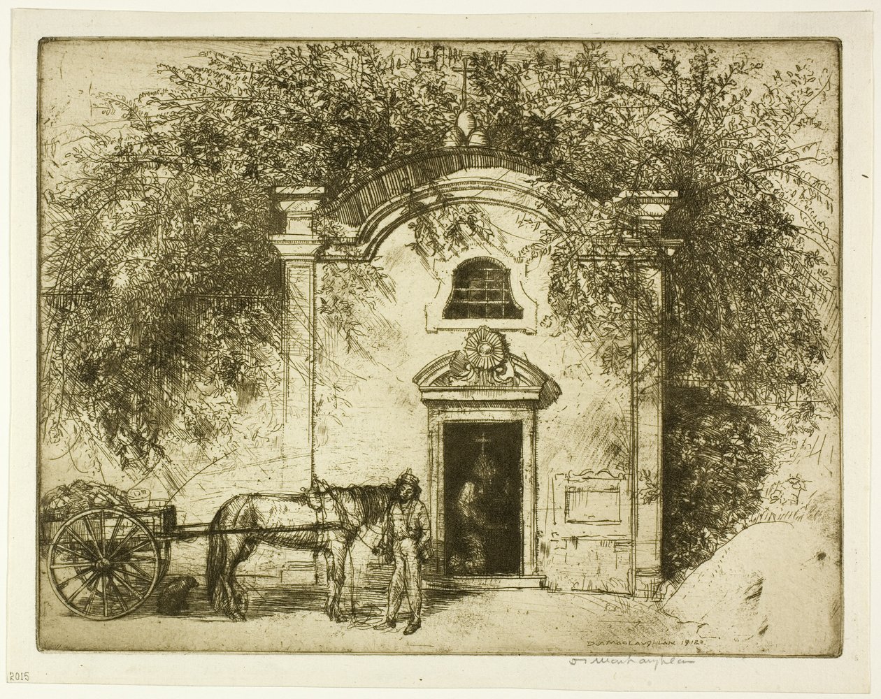 Une chapelle de bord de route - Donald Shaw MacLaughlan