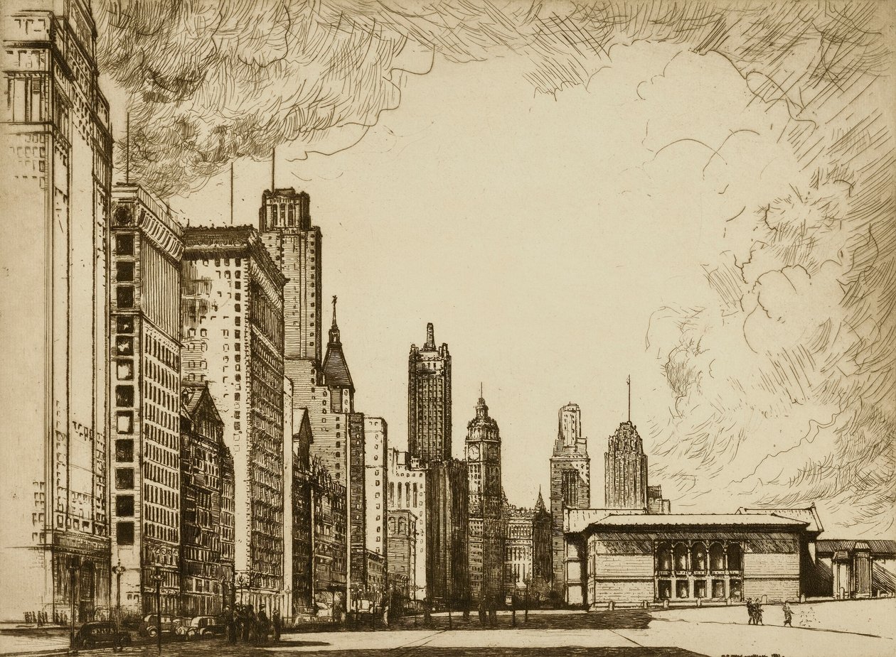 Chicago, Michigan Avenue no. 2 - Donald Shaw MacLaughlan