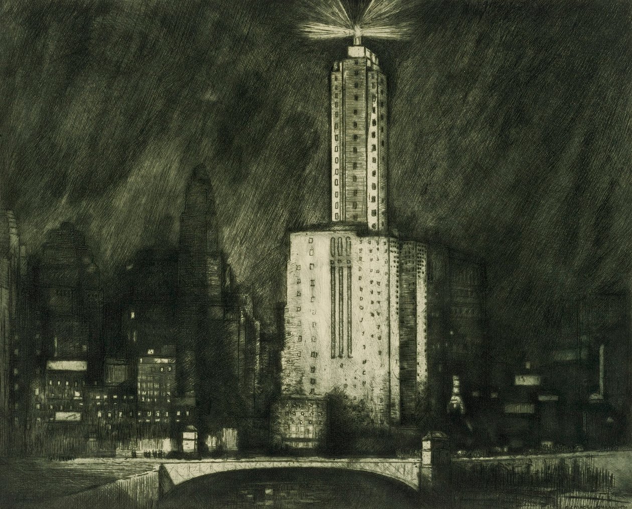 Chicago, Wacker Drive - Donald Shaw MacLaughlan