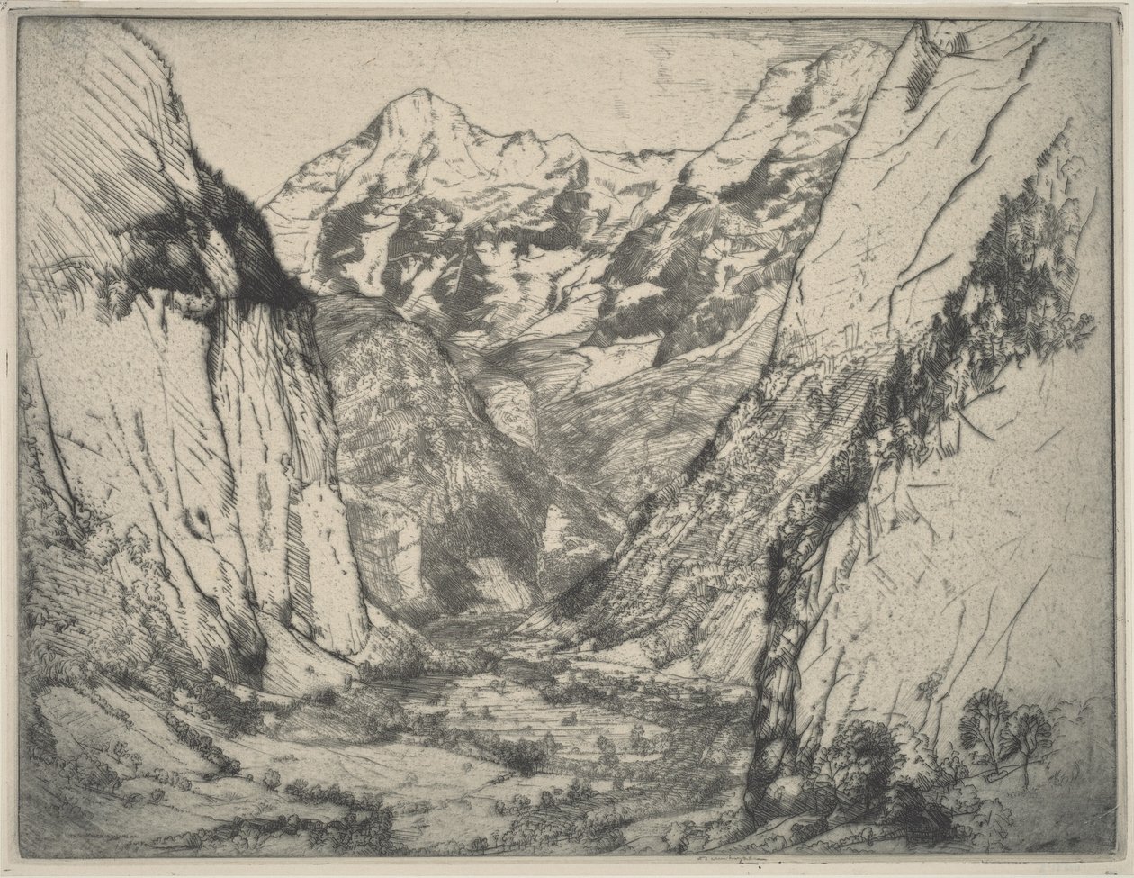 Lauterbrunnen - Donald Shaw MacLaughlan