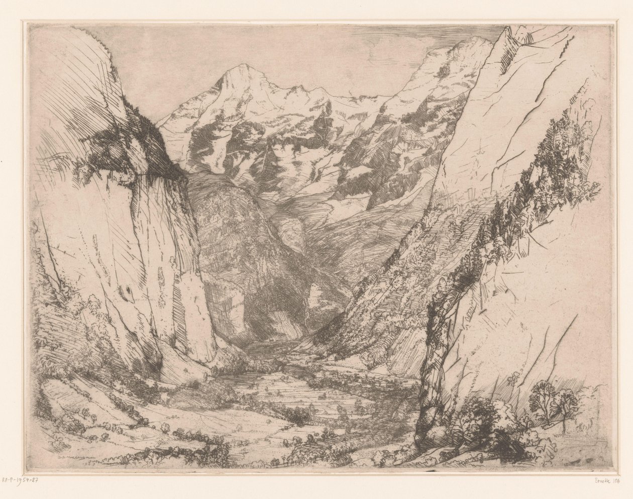 Vallée de Lauterbrunnen - Donald Shaw MacLaughlan