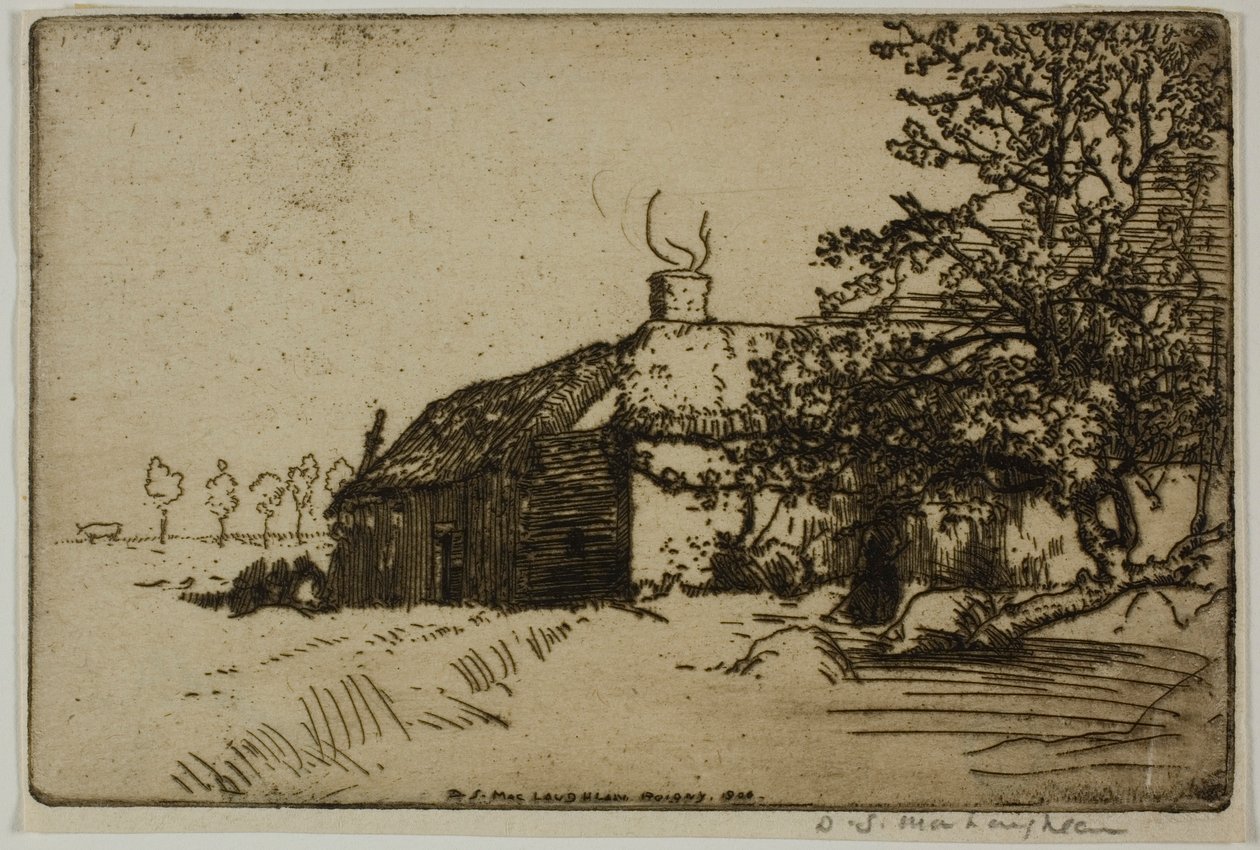 Les deux chaumières - Donald Shaw MacLaughlan