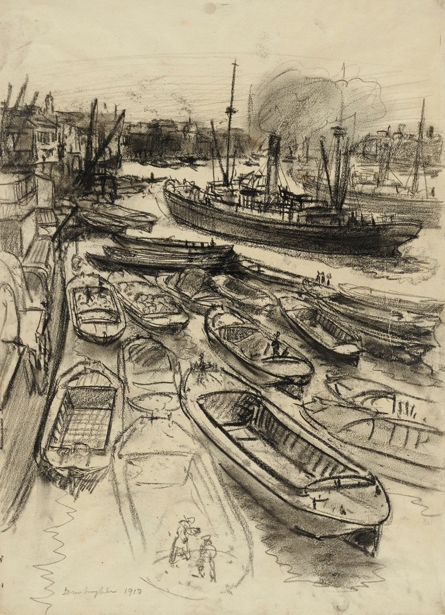 Londres sur la Tamise - Donald Shaw MacLaughlan