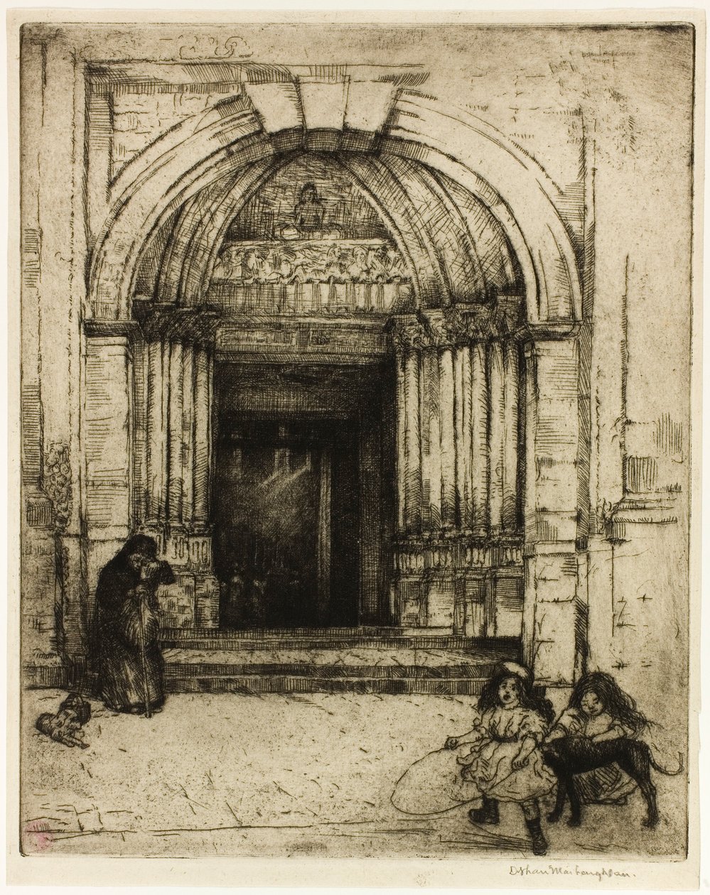 Portail de Saint-Germain-des-Prés - Donald Shaw MacLaughlan