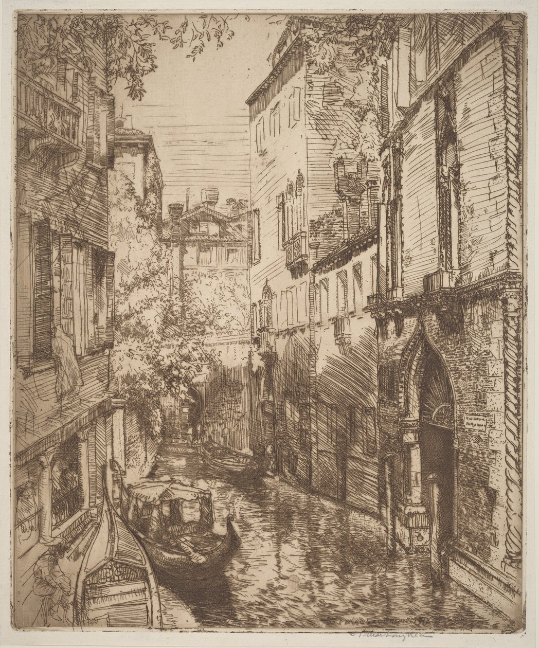Rio delle Verona, Venise - Donald Shaw MacLaughlan