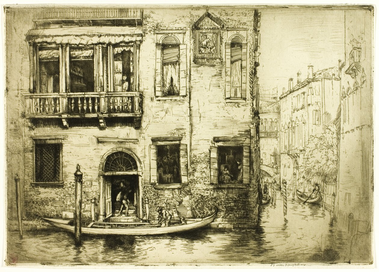 Le Canal du Petit Saint, Venise - Donald Shaw MacLaughlan