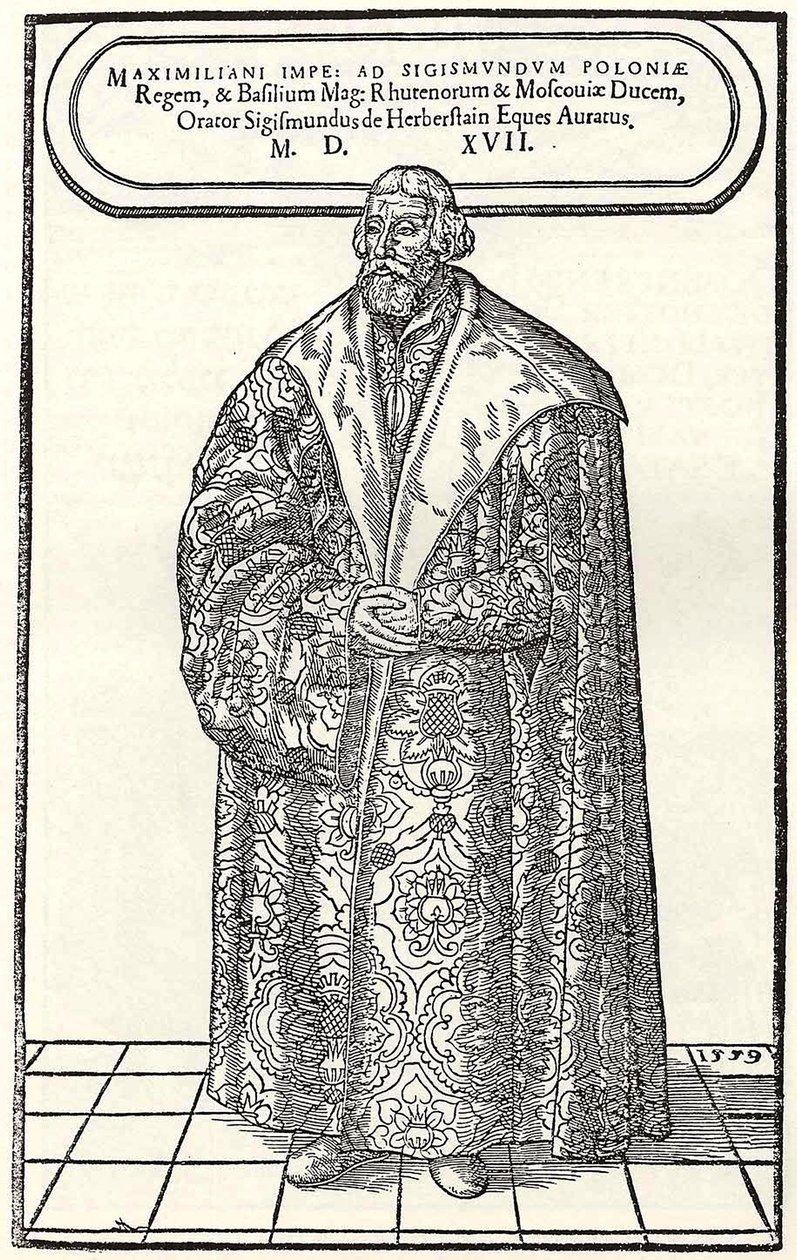 Portrait du baron Sigmund von Herberstein, ambassadeur en Pologne et en Russie, 1559 - Donat Hübschmann