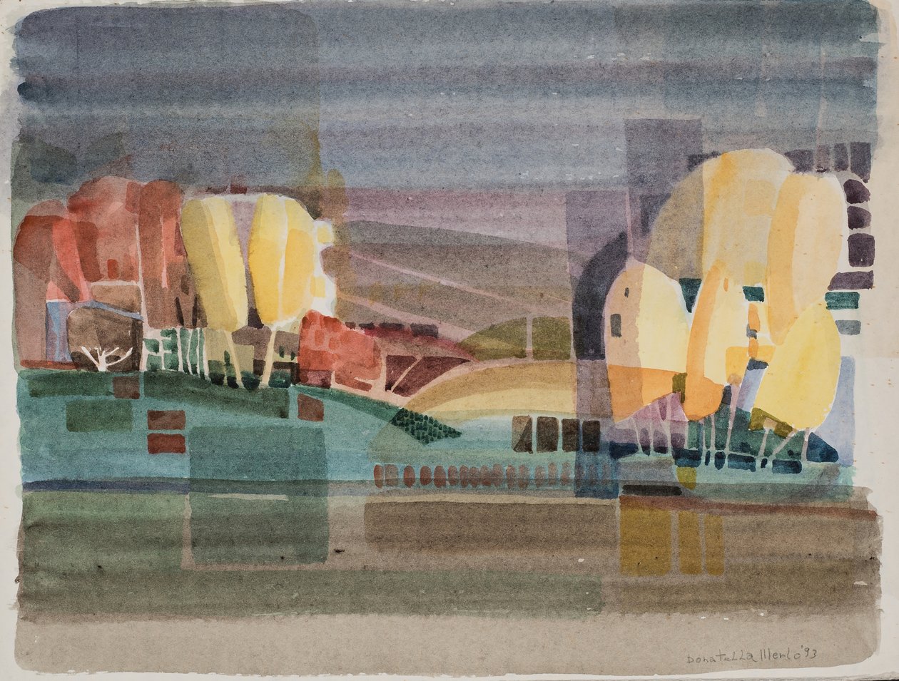 Paysage abstrait - Donatella Merlo