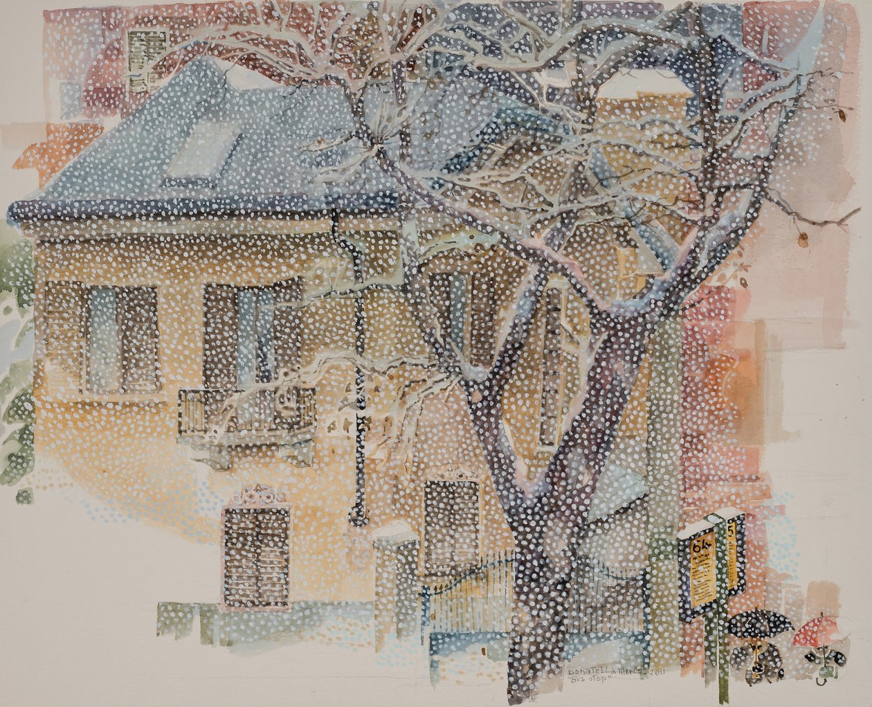 Arrêt de bus, 2011 - Donatella Merlo