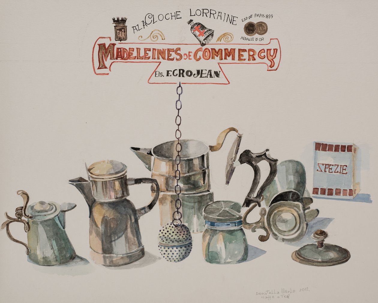 Café ou thé, 2012 - Donatella Merlo