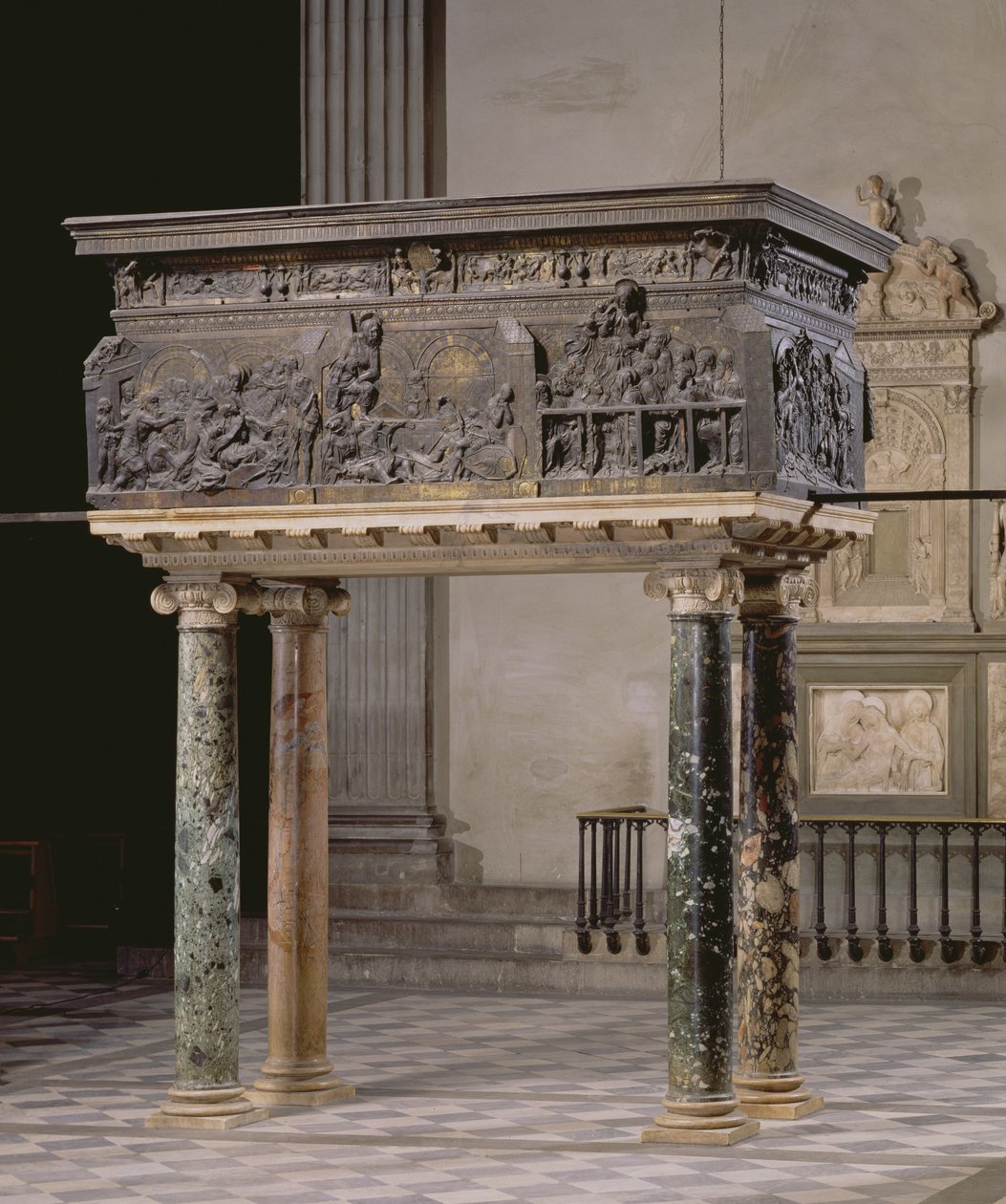 Chaire du côté sud de la nef, 1460 - Donatello