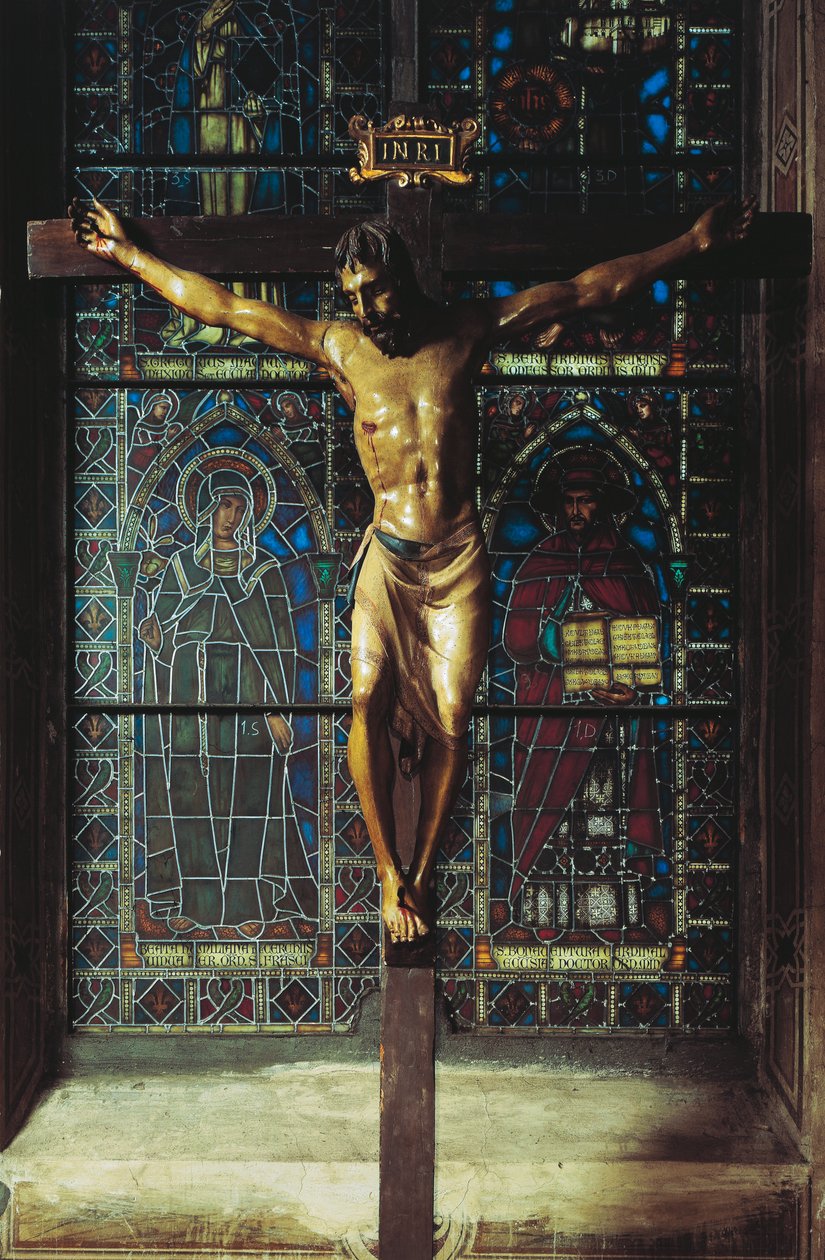 Italie, Florence, Église de Santa Croce, Crucifix - Donatello