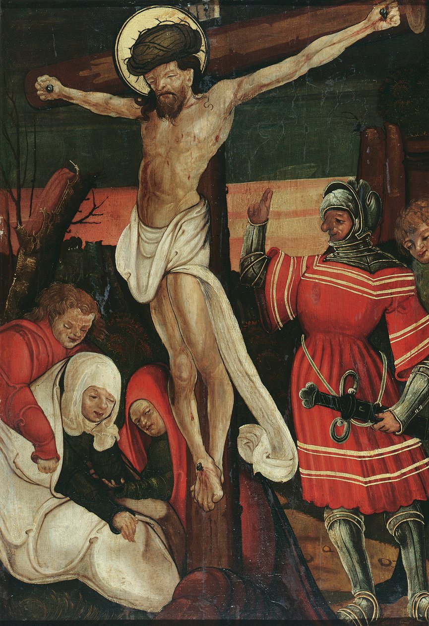 Crucifixion du Christ - Donauländischer Maler