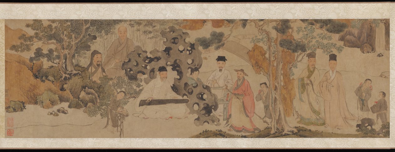Rassemblement exalté dans les bois verts | Dong Qichang