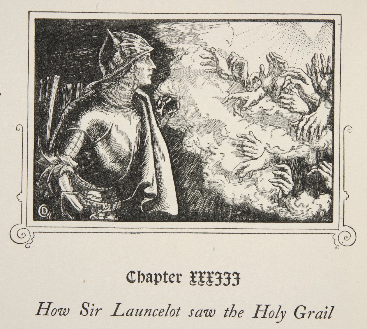 Comment Sir Launcelot a vu le Saint Graal, illustration de 
