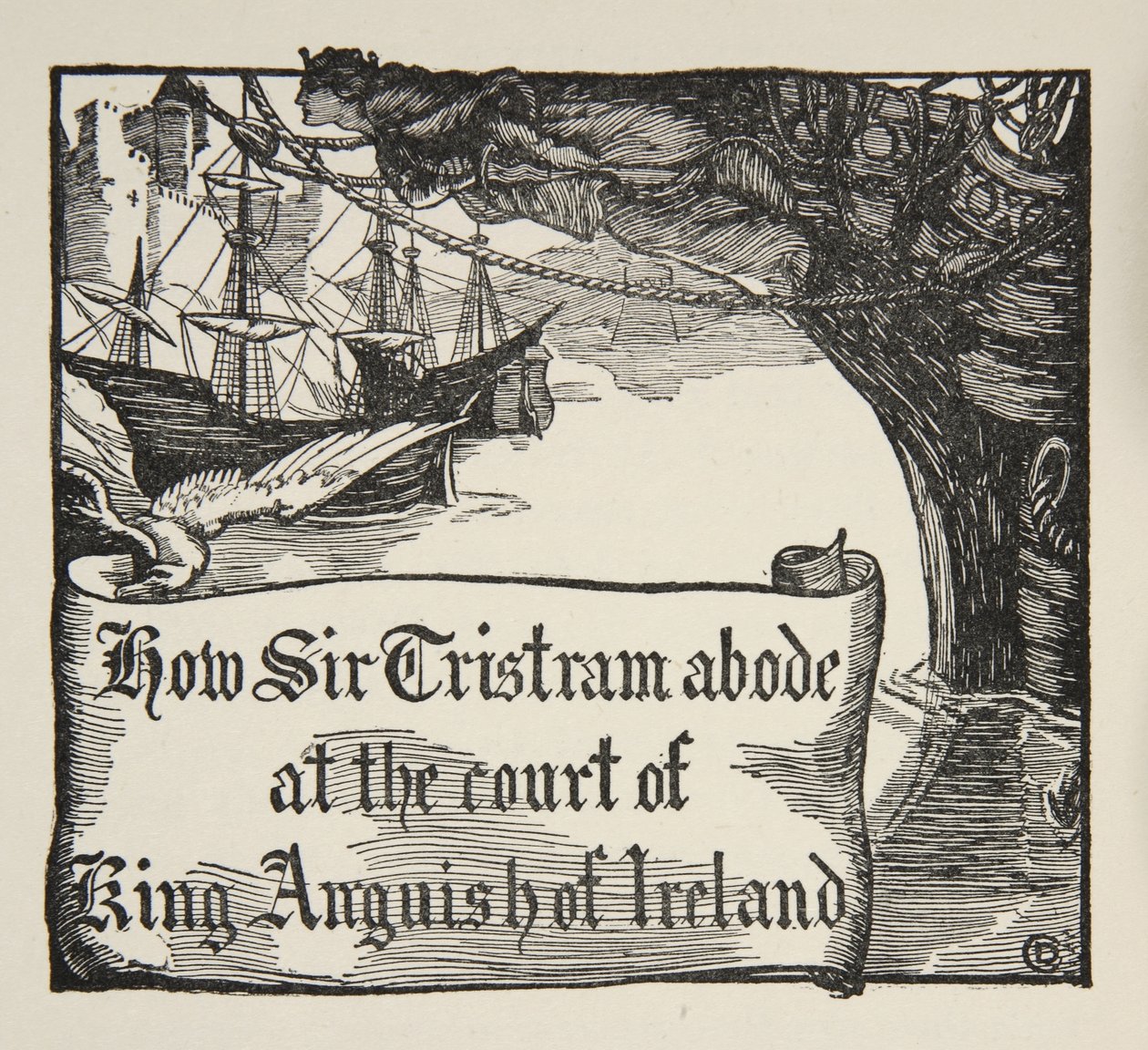 Comment Tristram séjourna à la cour du roi Anguish d