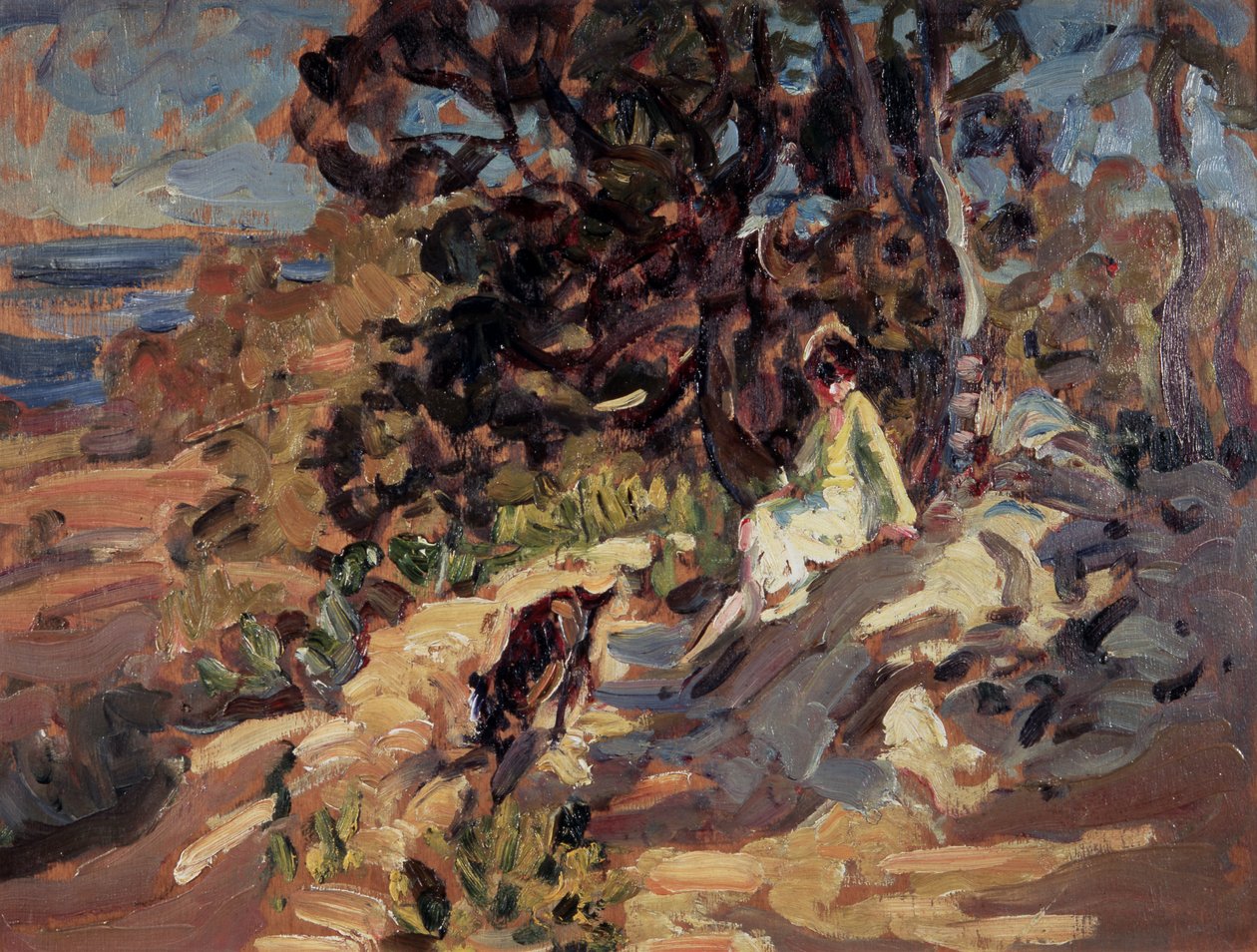 Repos (huile sur toile) - Dorothea Sharp
