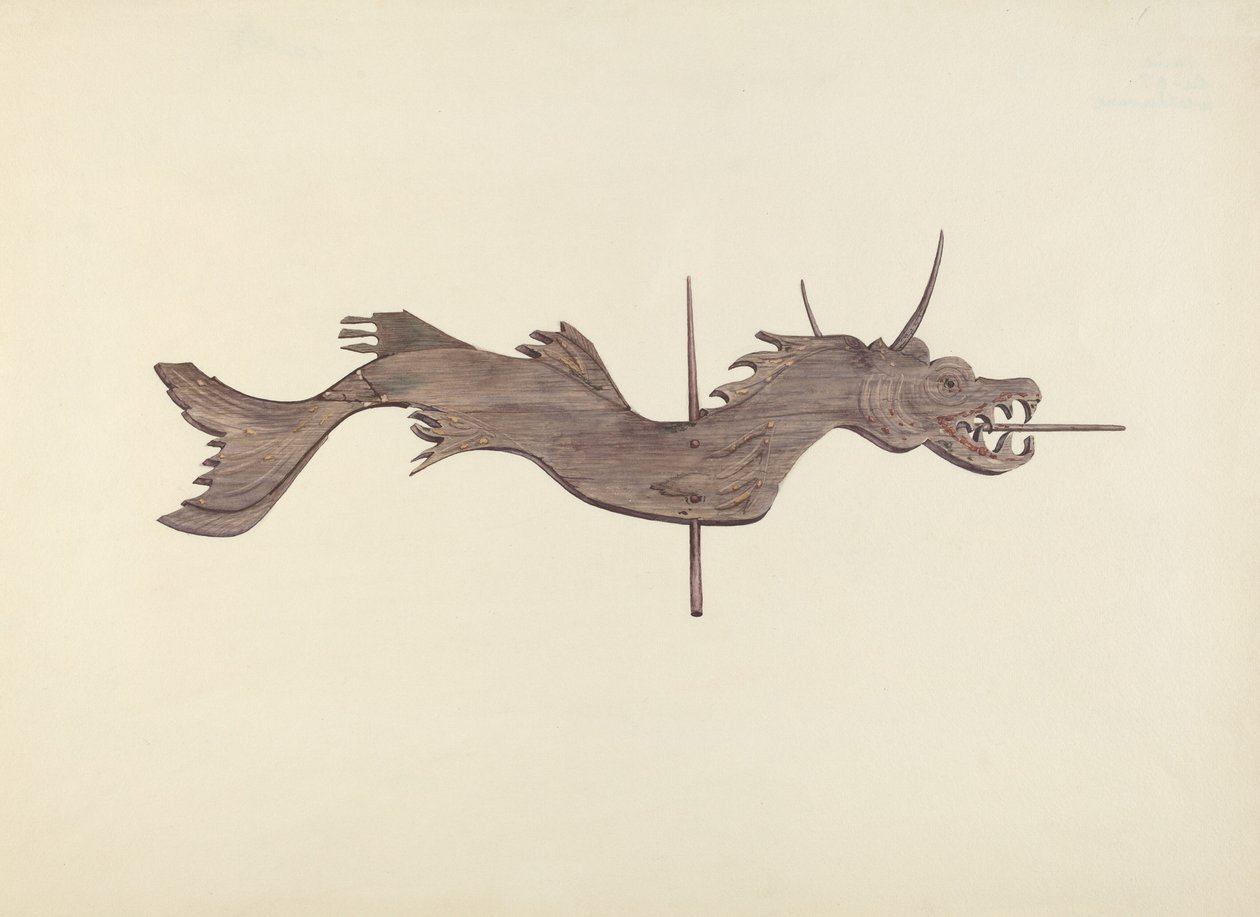 Girouette dragon - Dorothy Hay Jensen