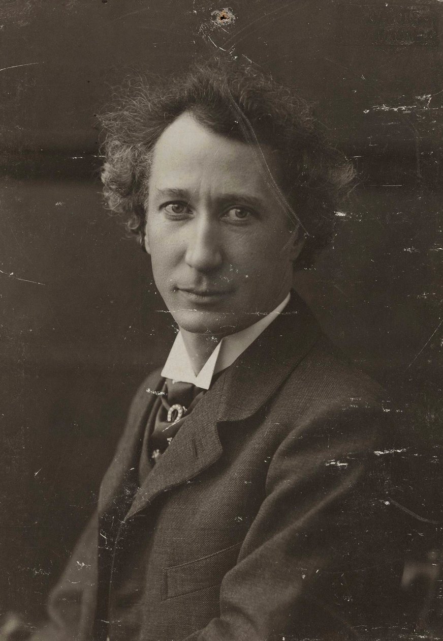 Portrait du pianiste et compositeur Emil von Sauer 1862-1942, c. 1905 - Dortmund . Photo studio Neuhaus