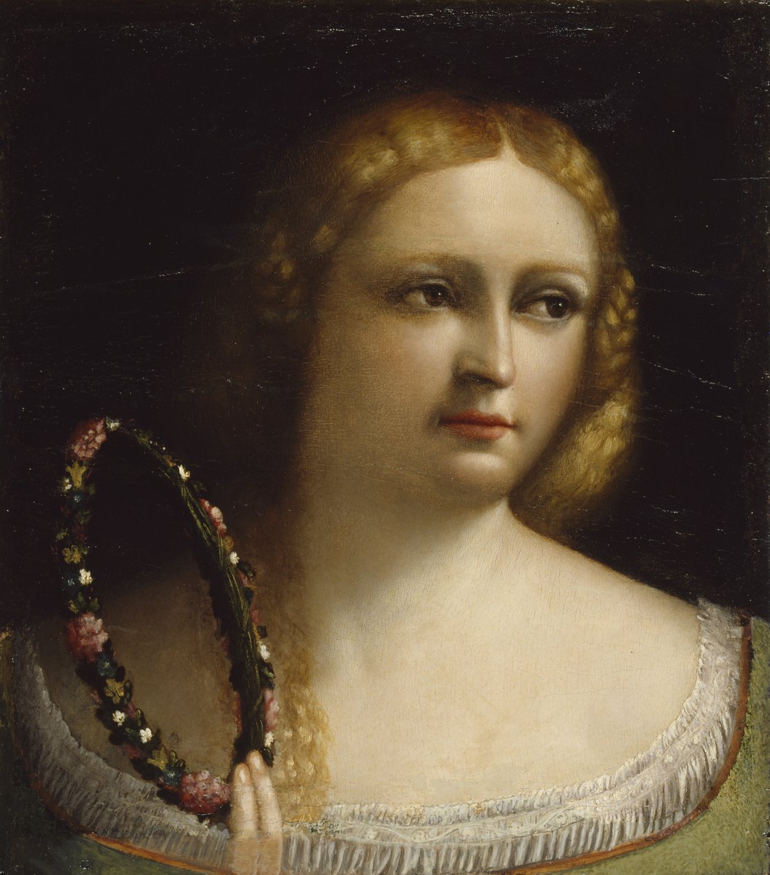 Femme coiffée d