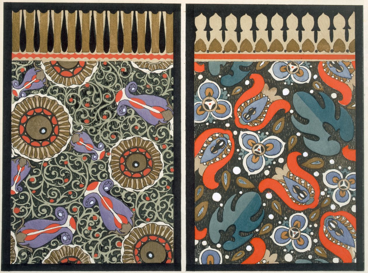 Conception de papier peint, c.1908 - Dr. P. Siegal