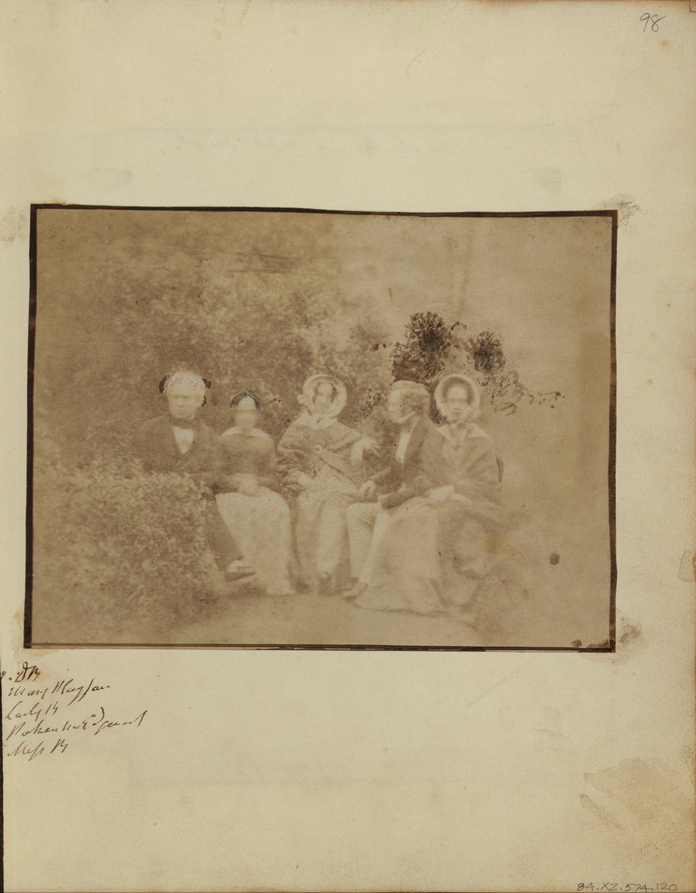 Sir David Brewster avec Miss Mary Playfair, Lady Brewster, M. Pakenham Edgeworth et Miss Brewster - Dr. John Adamson