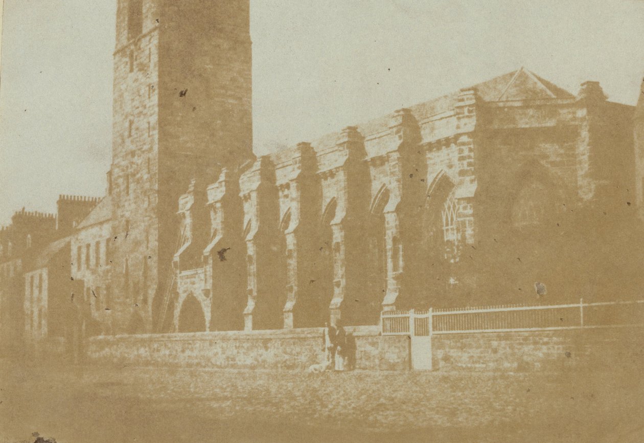 Chapelle du Collège St. Salvator, St. Andrews depuis le sud-ouest - Dr. John Adamson