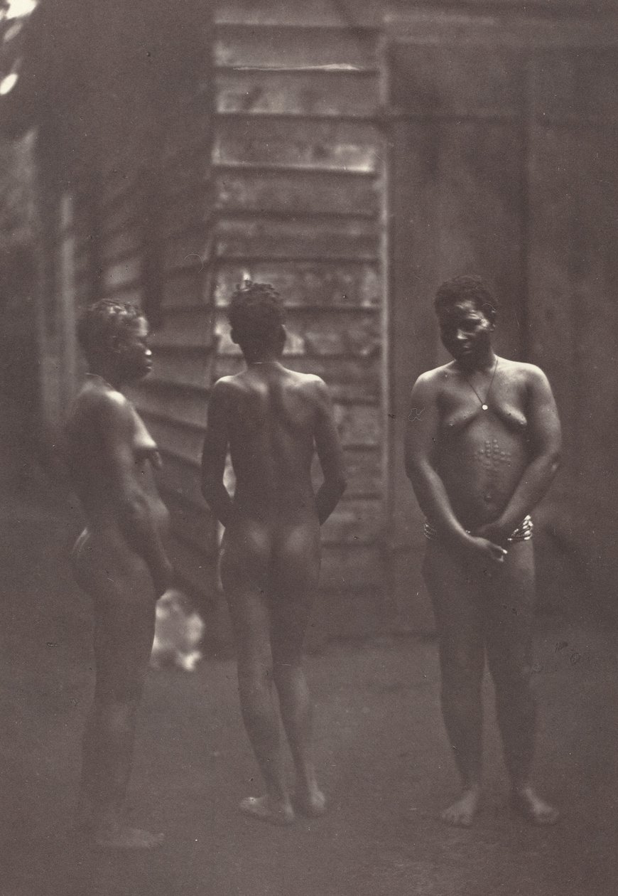 Trois femmes malgaches, planche 30, 1863 - Désiré Charnay