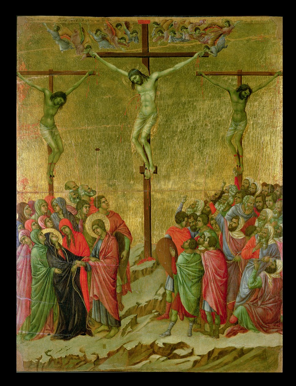 Crucifixion, 1308-11 - Duccio di Buoninsegna