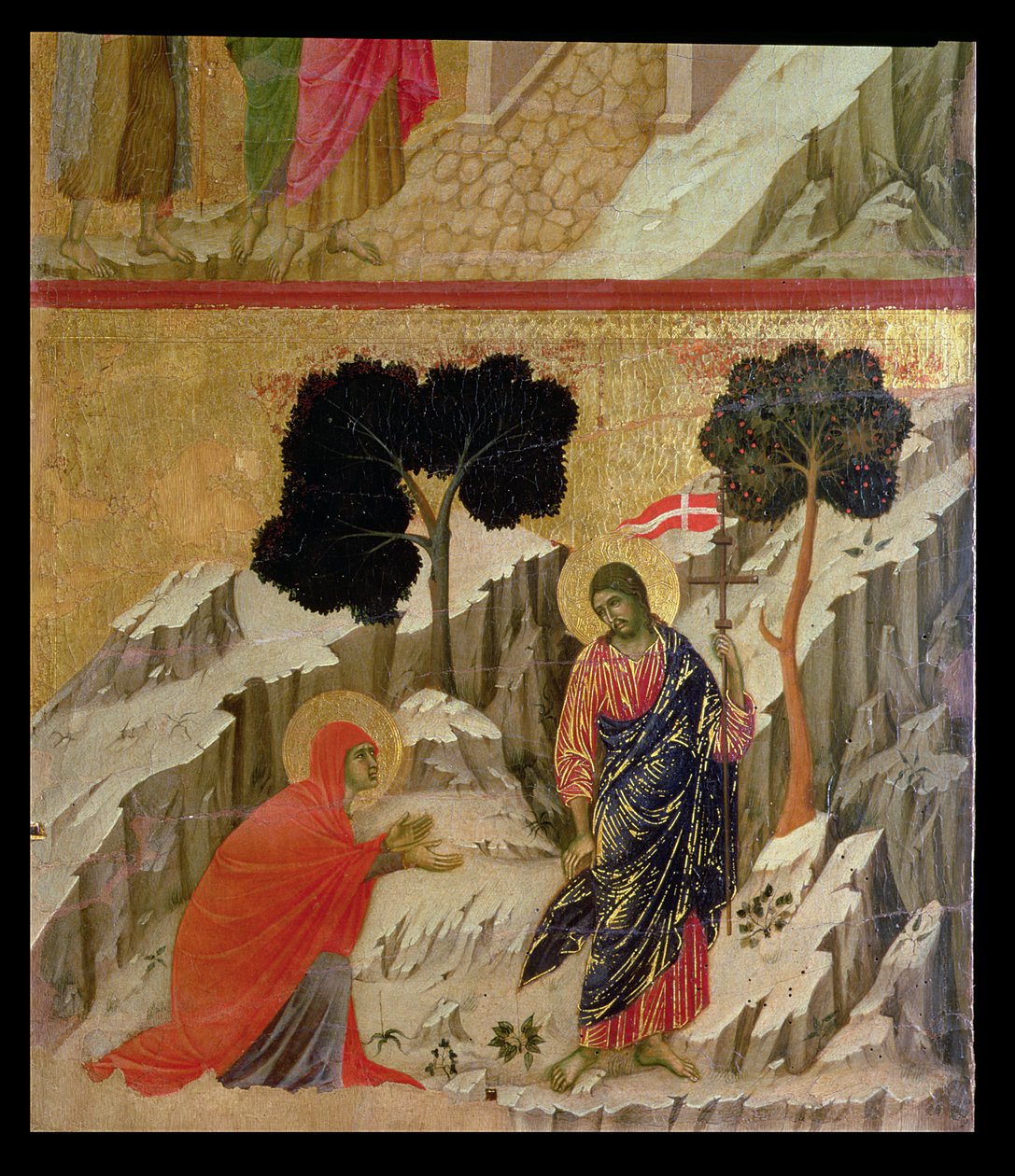 Maesta : Noli Me Tangere, 1308-11 - Duccio di Buoninsegna