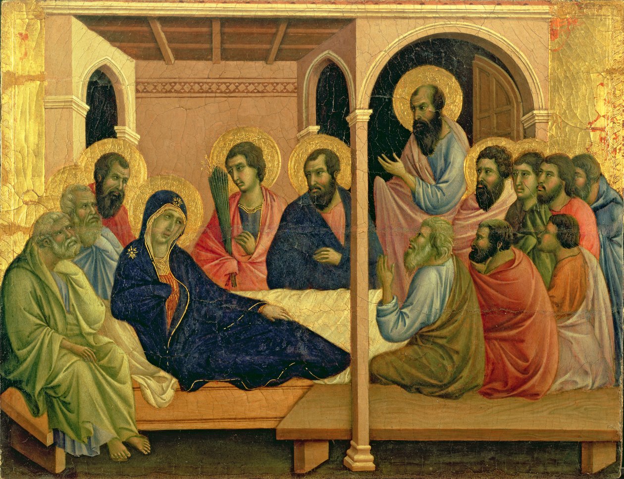 Maesta : La Vierge prenant congé des disciples, 1308-11 - Duccio di Buoninsegna