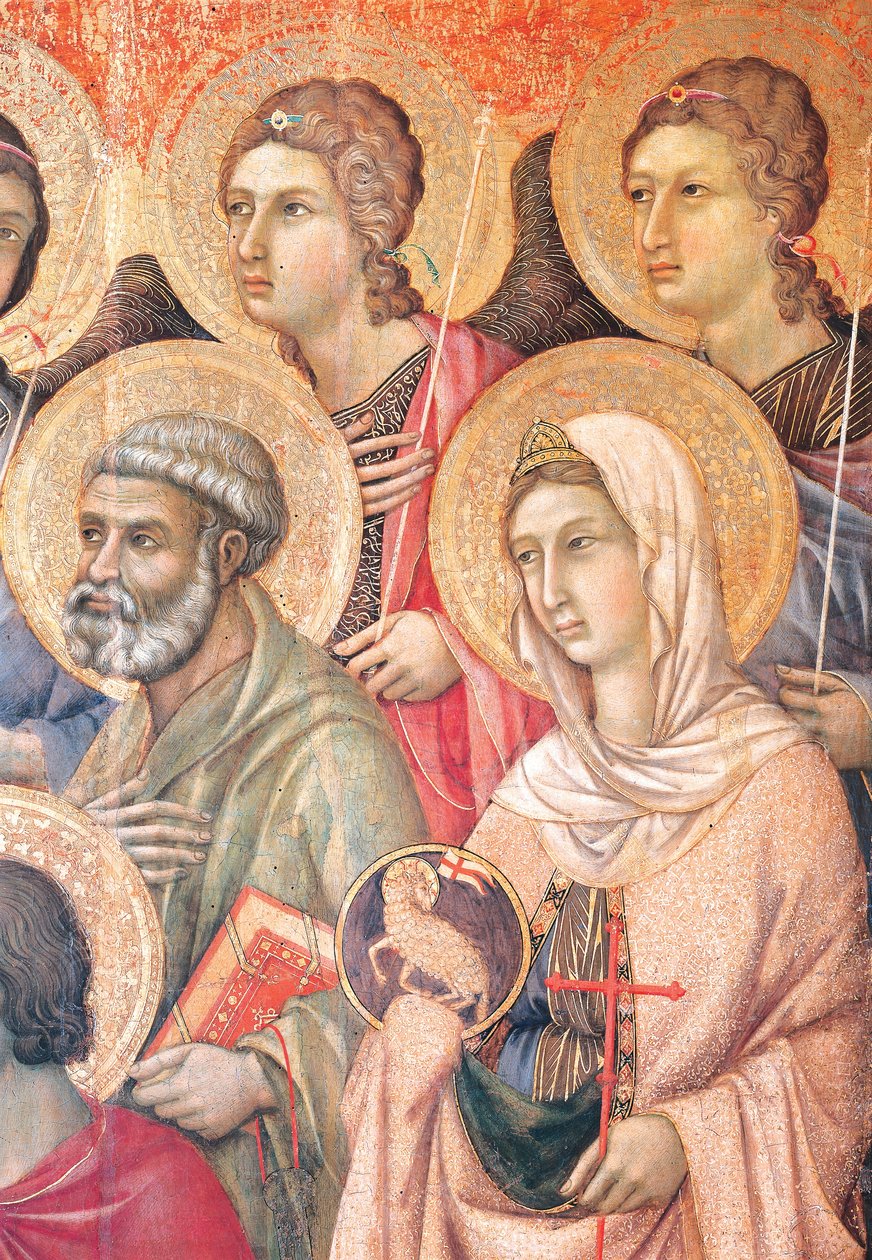 Maestà de Duccio (détail) - Duccio di Buoninsegna