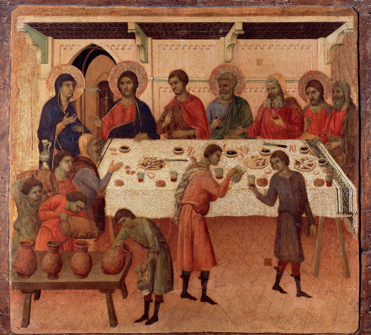Les Noces de Cana - Duccio di Buoninsegna