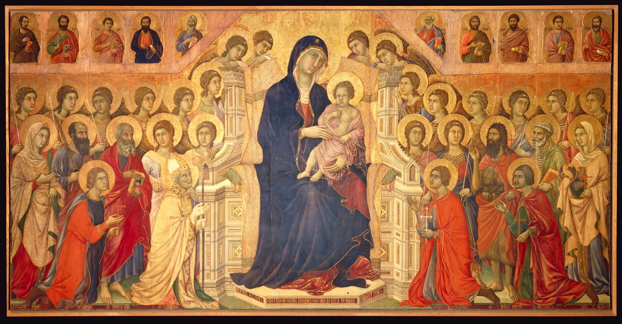 Vierge en trône avec l