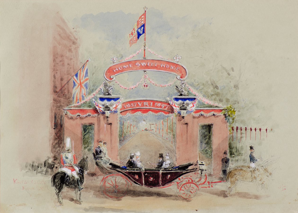 Entrée du palais de Kensington - Duchess of Argyll Princess Louise